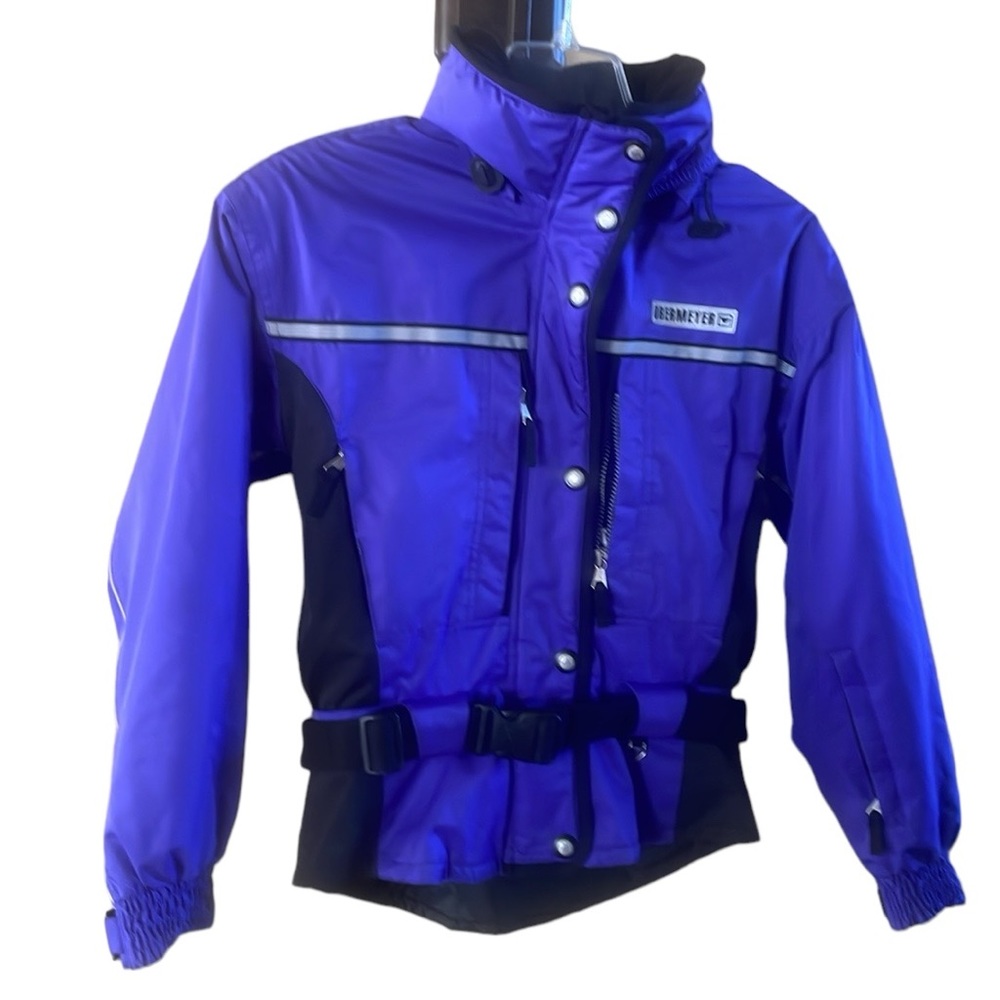 Retro Obermeyer Purple and Black Ski Jacket